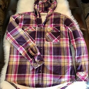 Boston Traders lined flannel hoodie